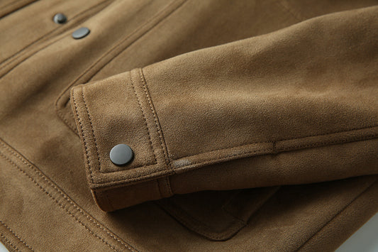 Retro Casual Lapel Jacket Men