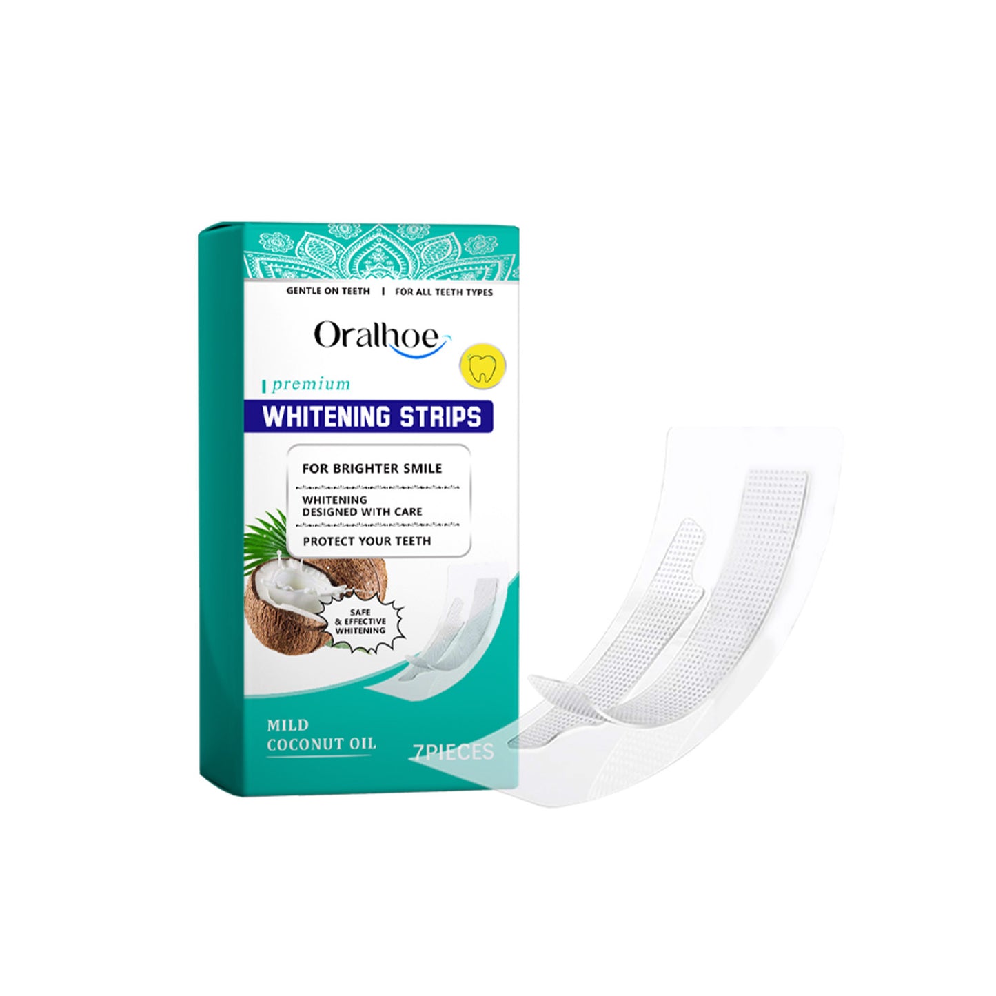 Dental Care Teeth Whitening Strips Clean Yellow Remove Tea And Coffee Stains And Brighten Your Teeth