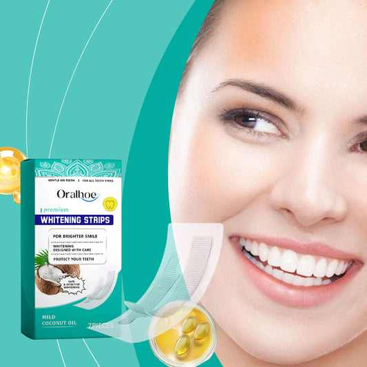 Dental Care Teeth Whitening Strips Clean Yellow Remove Tea And Coffee Stains And Brighten Your Teeth