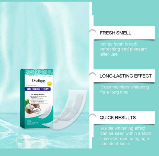 Dental Care Teeth Whitening Strips Clean Yellow Remove Tea And Coffee Stains And Brighten Your Teeth